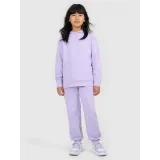 Dievčenská mikina s kapucňou 4F JUNIOR SWEATSHIRT F2323-51S-VIOLET · záber 5