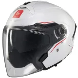 MT Helmets Cosmo SV lesklá bílá - Barva: Biela · záber 2