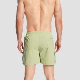 GymBeam Men‘s Swim Cargo Shorts Olive - Velikost: XXL | Barva: Zelená | Hmotnost: 0,197 kg · záber 5