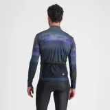 Pánský cyklistický dres s dlouhým rukávem SPORTFUL Flow supergiara thermal jersey, galaxy blue black · záber 3