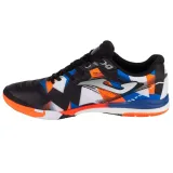 Pánské halové fotbalové kopačky JOMA Regate Rebound M IC black royal blue · záber 2