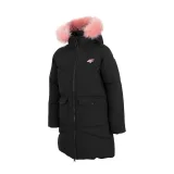 Dívčí bunda 4F JUNIOR GIRLS JACKET JKUDP004-20S-DEEP BLACK · záber 3