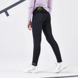 KUIKMA Dievčenské legíny LEG500 na tenis čierne 12-13 r (149-159 cm) · záber 2