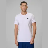 T-shirt slim hladký pánský - bílý · záber 1