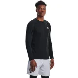 Pánské kompresní tričko s dlouhým rukávem UNDER ARMOUR UA CG Armour Fitted Crew-BLK · záber 1