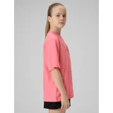 Dievčenské tričko s krátkym rukávom 4F JUNIOR TSHIRT F3302-54S-PINK · záber 3