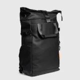 Rolltop batoh Iron Aesthetics Urban Pro, čierny · záber 4