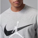 Pánske tričko s krátkym rukávom NIKE Jordan Brooklyn GREY HEATHER BLACK · záber 2