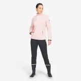 DECATHLON Dámska hrejivá fleecová mikina Sailing 100 na jachting svetloružová M · záber 2