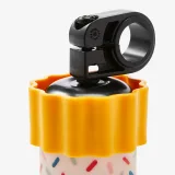 BTWIN Zvonček na detský bicykel 2 v 1 Firstbell Confetti bez · záber 2