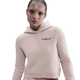 Dámska mikina s kapucňou NIKE W NSW PHNX FLC SHRUNKEN HOODIE SILT RED · záber 1