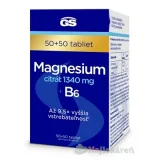 GS Magnesium citrát 1340 mg + B6 50 + 50 tabliet · záber 1