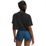Dámske tričko s krátkym rukávom UNDER ARMOUR UA W WM CROP SS-BLK - Pohlavie: Zeny · záber 2