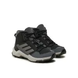 Juniorská kotníková turistická obuv ADIDAS Terrex AX4R Jr core black grey four grey six · záber 2