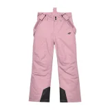 Dívčí lyžařské kalhoty 4F JUNIOR TROUSERS FNK-JAW23TFTRF353-53S-DARK PINK · záber 5