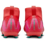 Chlapecké fotbalové kopačky outdoorové NIKE Mercurial Superfly 10 Academy Jr FG MG ember glow aurora green · záber 5