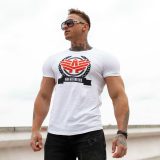 Pánske fitness tričko Iron Aesthetics Triumph, biele · záber 5