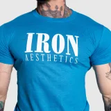 Pánske športové tričko Iron Aesthetics Urban, modré · záber 2