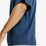 DECATHLON Pánske oversize tričko Elementals tmavomodré L · záber 2