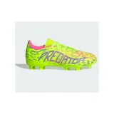 Chlapecké fotbalové kopačky outdoorové ADIDAS Predator League Jr FG lucid lemon blue fusion lucid pink · záber 4
