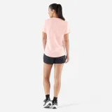 KIPRUN Dámske bežecké tričko Run 500 Dry priedušné ružové 2XL · záber 2