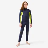 DECATHLON Detská celotelová neoprénová kombinéza 100 4/3 7-8 r (123-130 cm) · záber 1