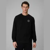 Longsleeve regular hladký pánský - černý · záber 1