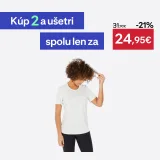 QUECHUA Dámske turistické tričko MH500 krátky rukáv béžové 2XL · záber 1