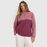 Dámský regular fleece se stojáčkem - růžový · záber 1