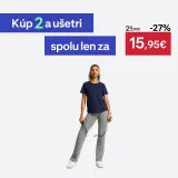 DECATHLON Dámske fitness tričko COOLMAX krátky rukáv oceľovomodré M · záber 1