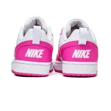 Dívčí rekreační obuv NIKE Court Borough Low Recraft Jr white laser fuchsia · záber 4