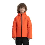 Chlapecká lyžařská bunda 4F JUNIOR TECHNICAL JACKET-JAW23TTJAM298-70S-ORANGE · záber 1