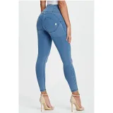 Női jeggings nadrág FREDDY WR.UP® skinny high waist push up jeggings in organic fabric-Blue · záber 3