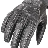 Kožené moto rukavice W-TEC Whacker Farba šedá, · záber 2