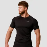 GymBeam Pulse Running T-shirt Black - Veličina: M | Boja: Crna | Težina: 0,15 g | Pakiranje: 100 · záber 1