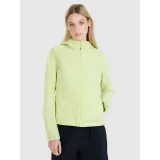 Dámská turistická bunda 4F SOFTSHELL JACKET F320-45S-CANARY GREEN · záber 2