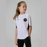 Dětské rychleschnoucí sportovní tričko 4F JUNIOR x Robert Lewandowski - bílé · záber 1