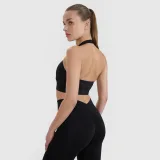Sportovní podprsenka s nízkou podporou 4F x Anna Lewandowska - černá · záber 2