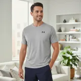 Pánske tréningové tričko s krátkym rukávom UNDER ARMOUR UA Tech Tee Pixelate - Pohlavie: Muzi · záber 8