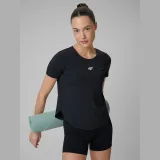 Dámské regular rychleschnoucí tréninkové tričko - černé · záber 1