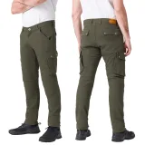 Moto nohavice W-TEC Nuksan Farba čierna, · záber 5