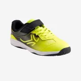 DECATHLON Detská obuv 160 na tenis čierno-žltá 36 · záber 1