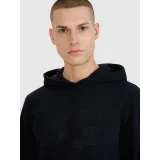 Pánská mikina s kapucí 4F SWEATSHIRT M1585-20S-DEEP BLACK · záber 5