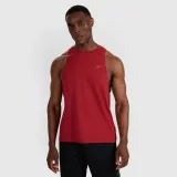 Pánský rychleschnoucí tréninkový tank top - červený · záber 1