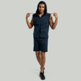 STRIX Šortky Embossed Midnight Blue - Velikost: XXL | Barva: Modrá | Hmotnost: 0,46 kg · záber 5
