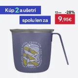 QUECHUA Antikorová šálka 500 0,3 l fialová bez · záber 1