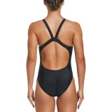 Dámské plavecké jednodílné plavky NIKE SWIM LOGO TAPE FASTBACK OP BLAC-BLACK · záber 2
