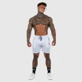 Športové šortky Iron Aeshetics Lightning, biele · záber 4
