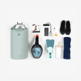 DECATHLON Vodotesný vak (IPX6) 20 l kaki bez · záber 2