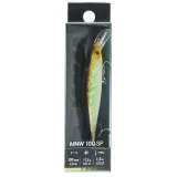 CAPERLAN Wobler Jerkbait Minnow WXM MNW 100 SP zelený chrbát bez · záber 2